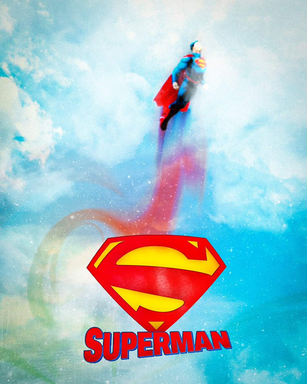 Superman Skyline Epic Concept Poster Design
