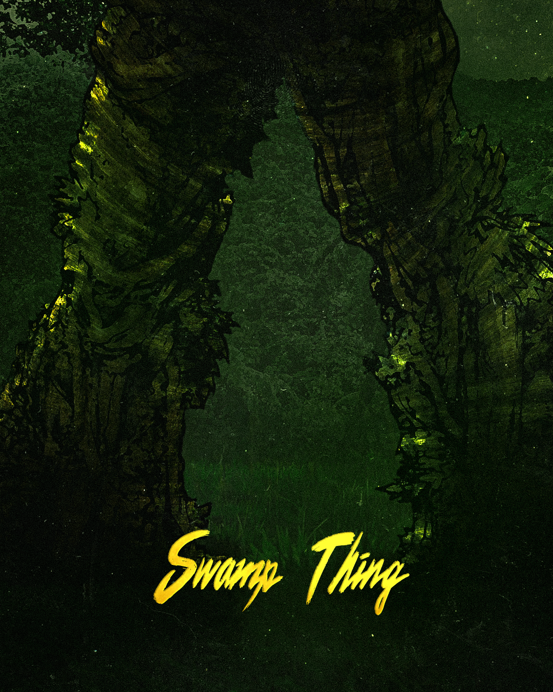 Swamp Thing DC Comics Organic Horror Concept Poster