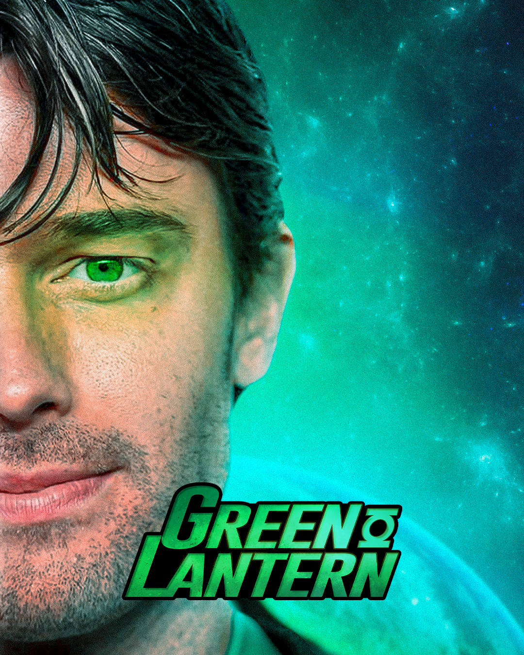 Green Lantern Cosmic Sci-Fi Concept Art