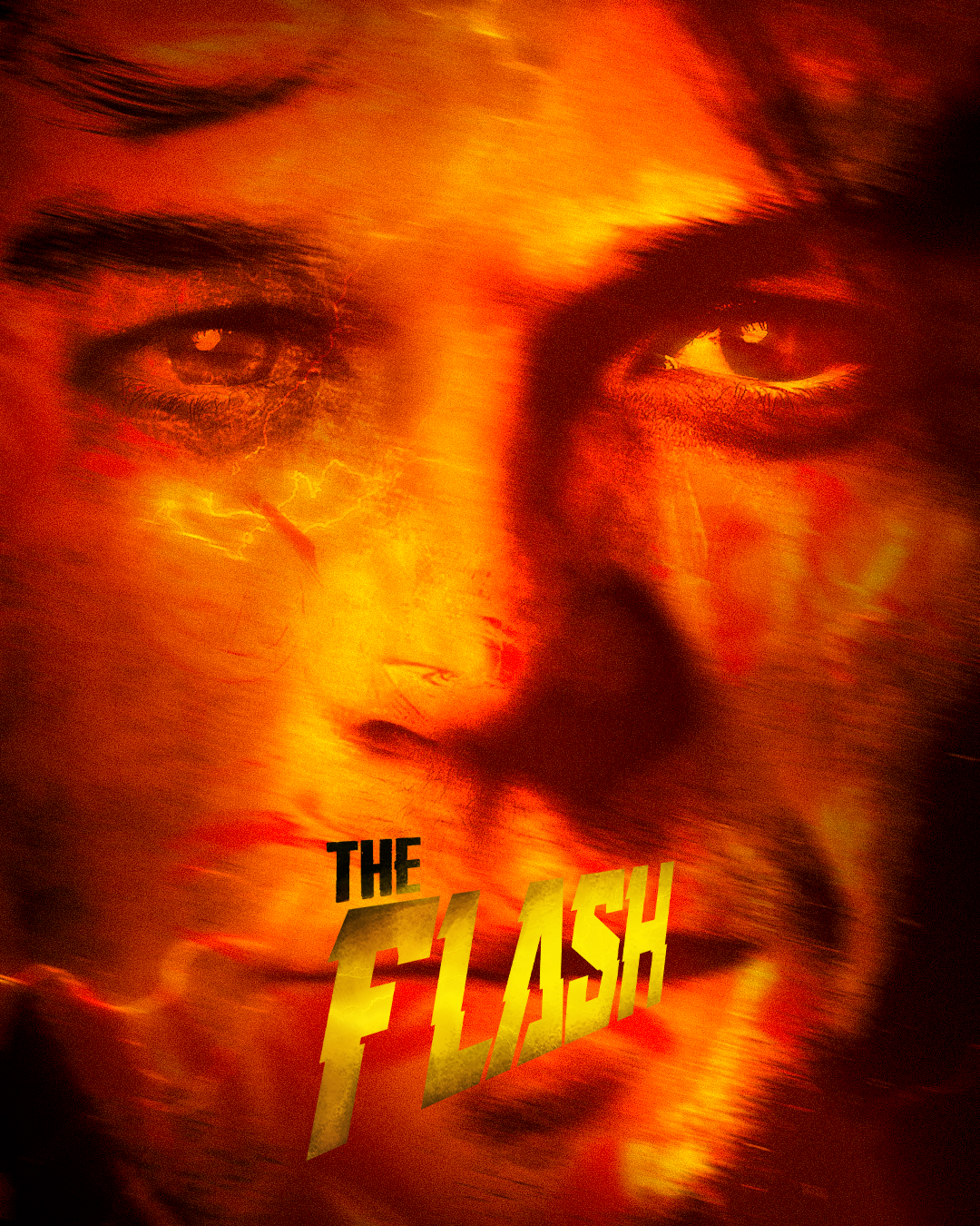 The Flash Speed Force Kinetic Concept Poster