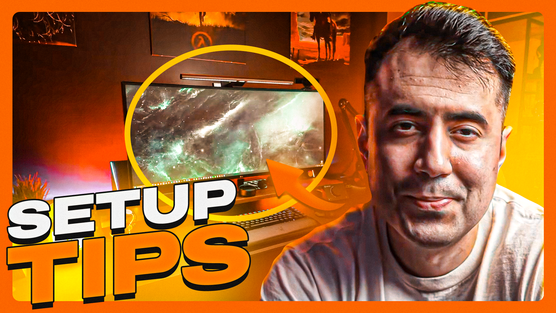 Desk Setup Tips Tech Creator Content Thumbnail