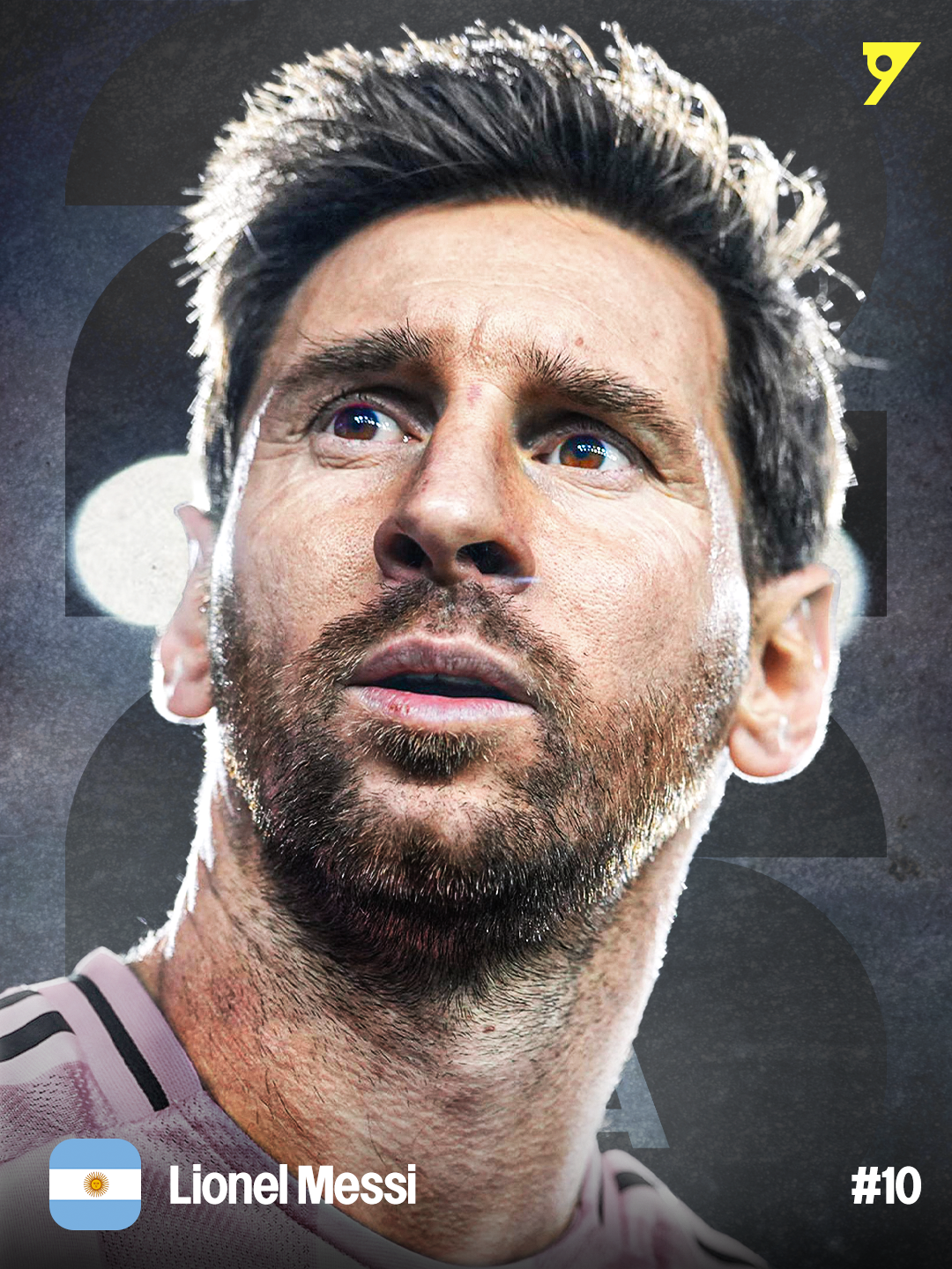 Lionel Messi Portrait Editorial Football Edit