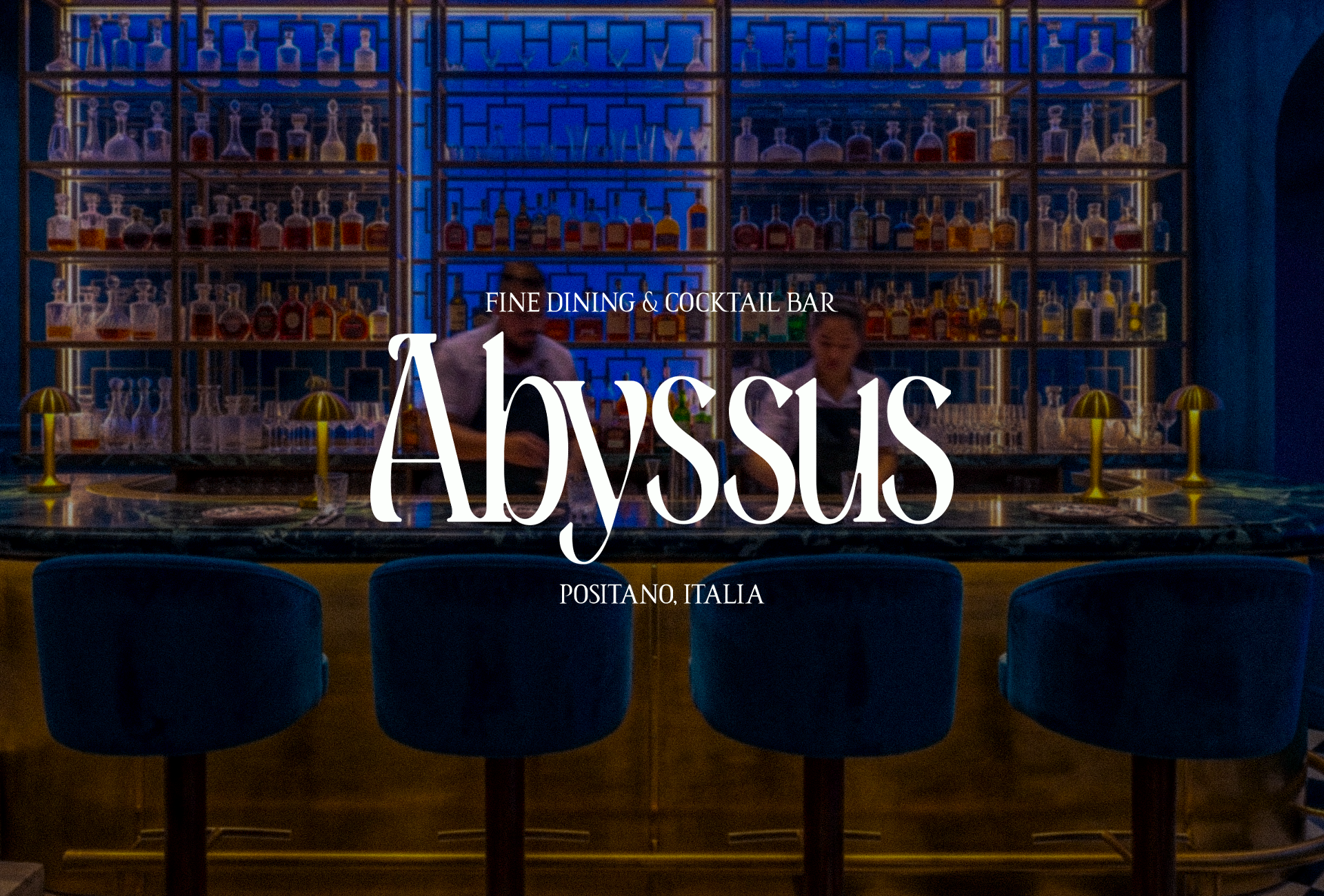 Abyssus Luxury Fine Dining and Cocktail Bar Branding Positano