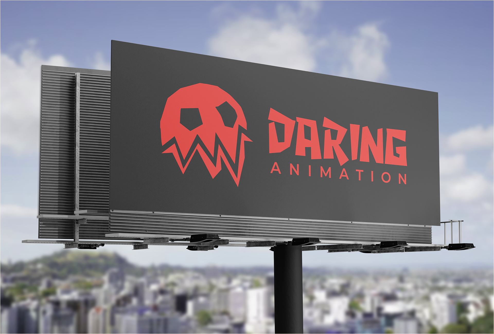Daring Animation Large Format Outdoor Billboard Advertisement