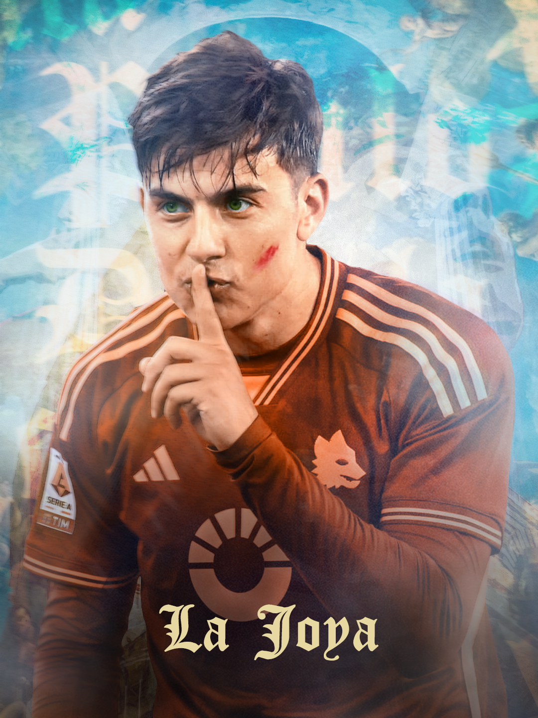 Paulo Dybala AS Roma Renaissance Editorial Poster