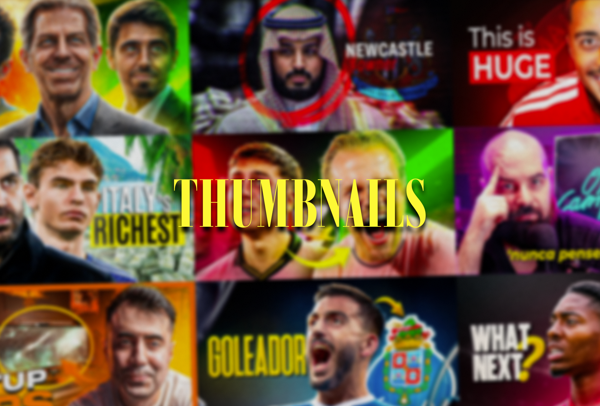 High-CTR YouTube Thumbnails for Football Documentaries and Sports Channels