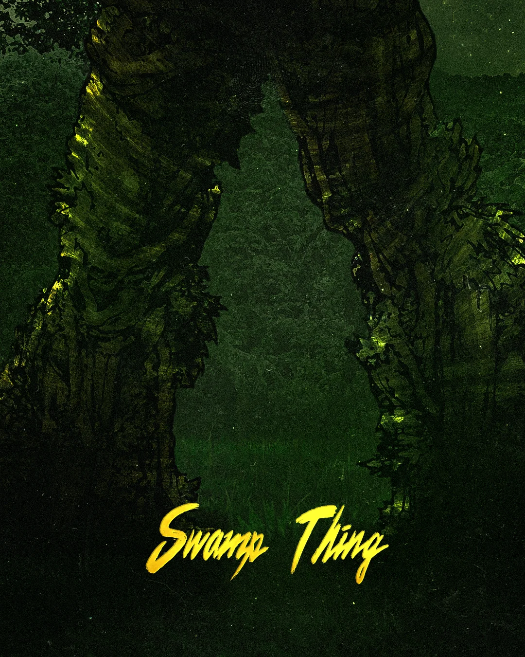 Swamp Thing Elseworlds Organic Horror Concept Poster directed by Guillermo del Toro