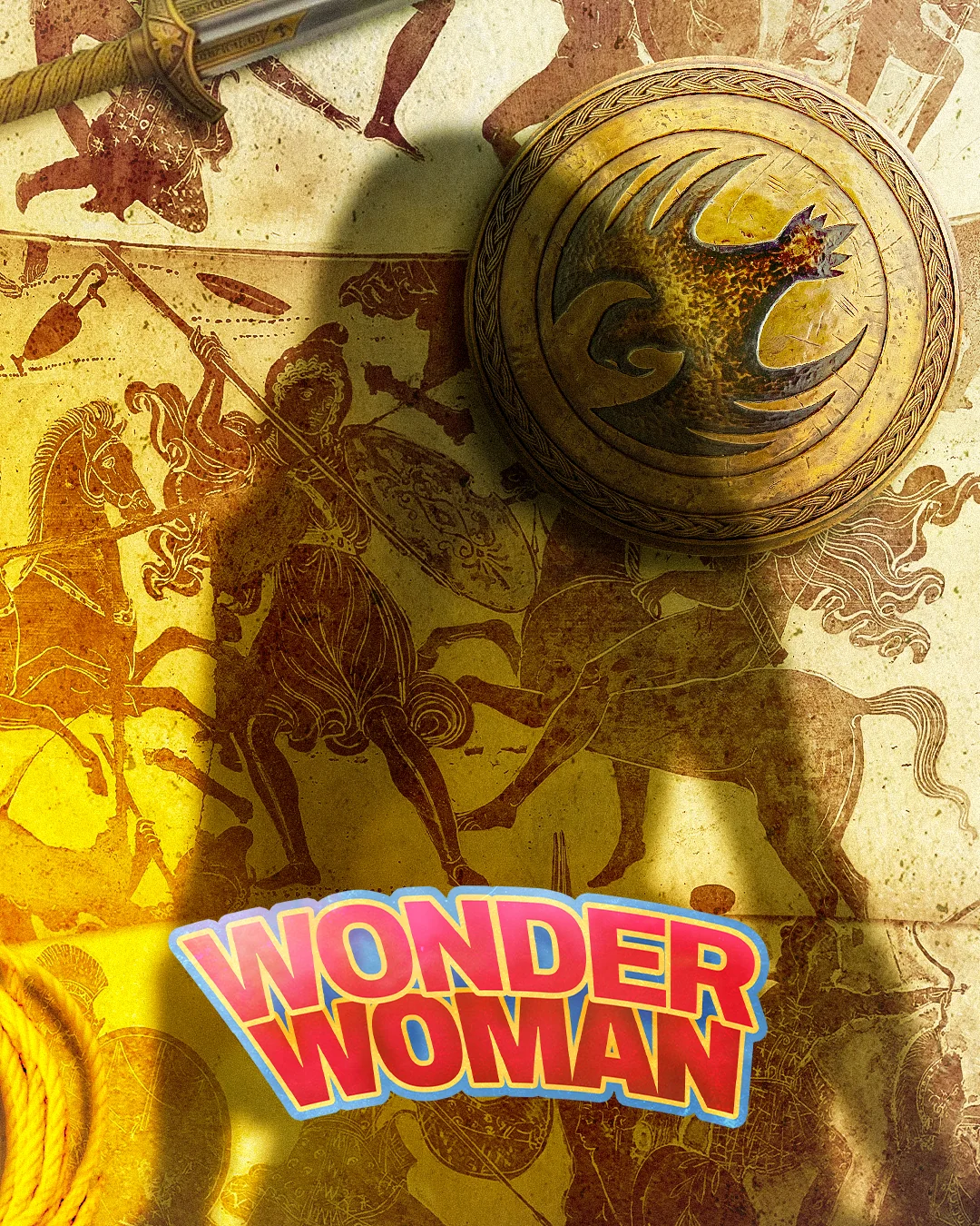 Wonder Woman 2028 Mythological Concept Poster directed by Chloe Zhao