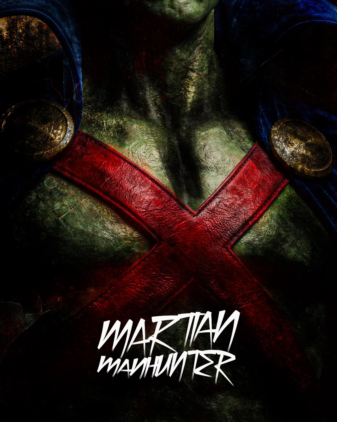 Martian Manhunter 2031 Existential Sci-Fi Noir Concept Poster