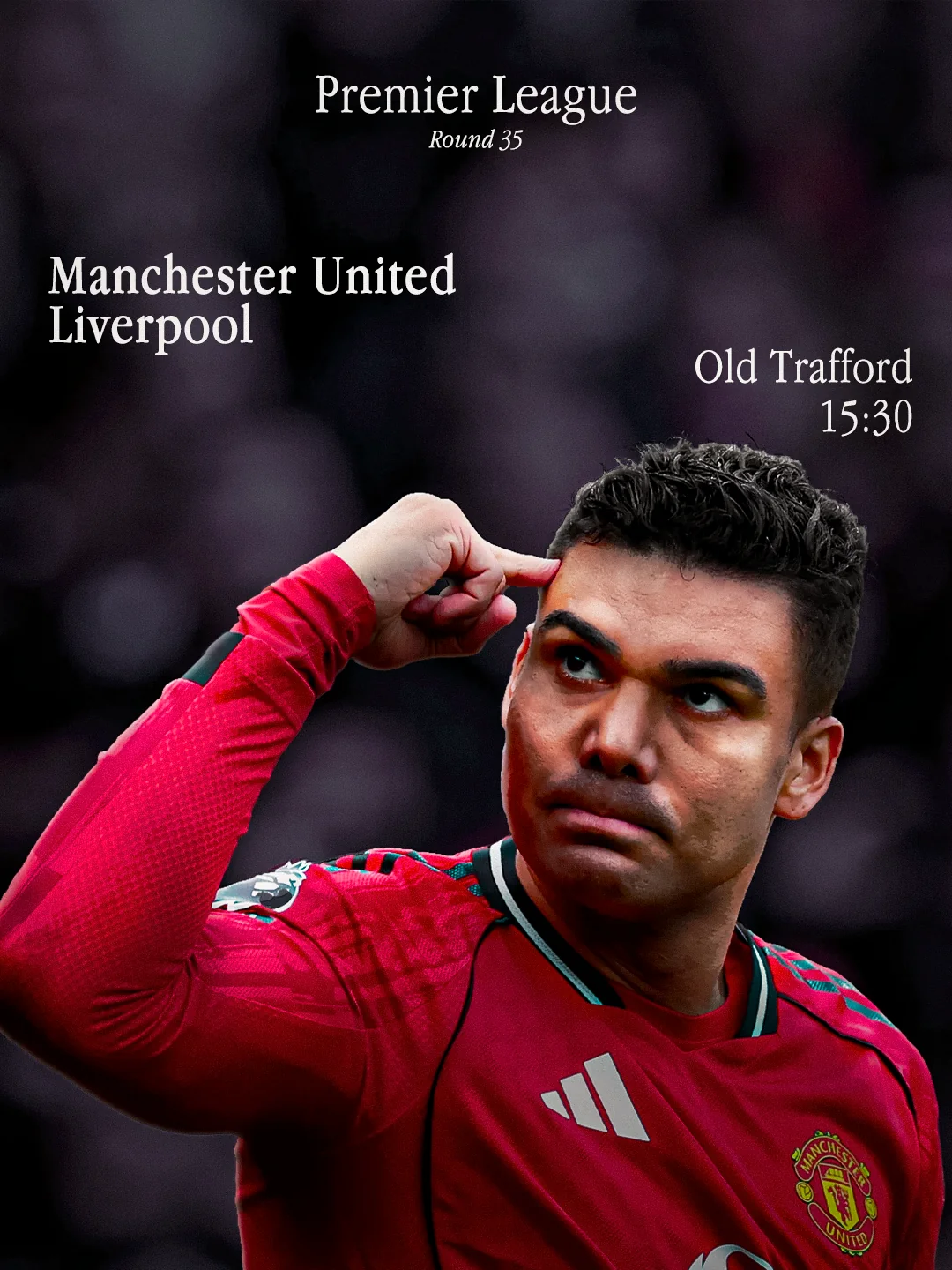 Manchester United vs Liverpool FC North West Derby Poster