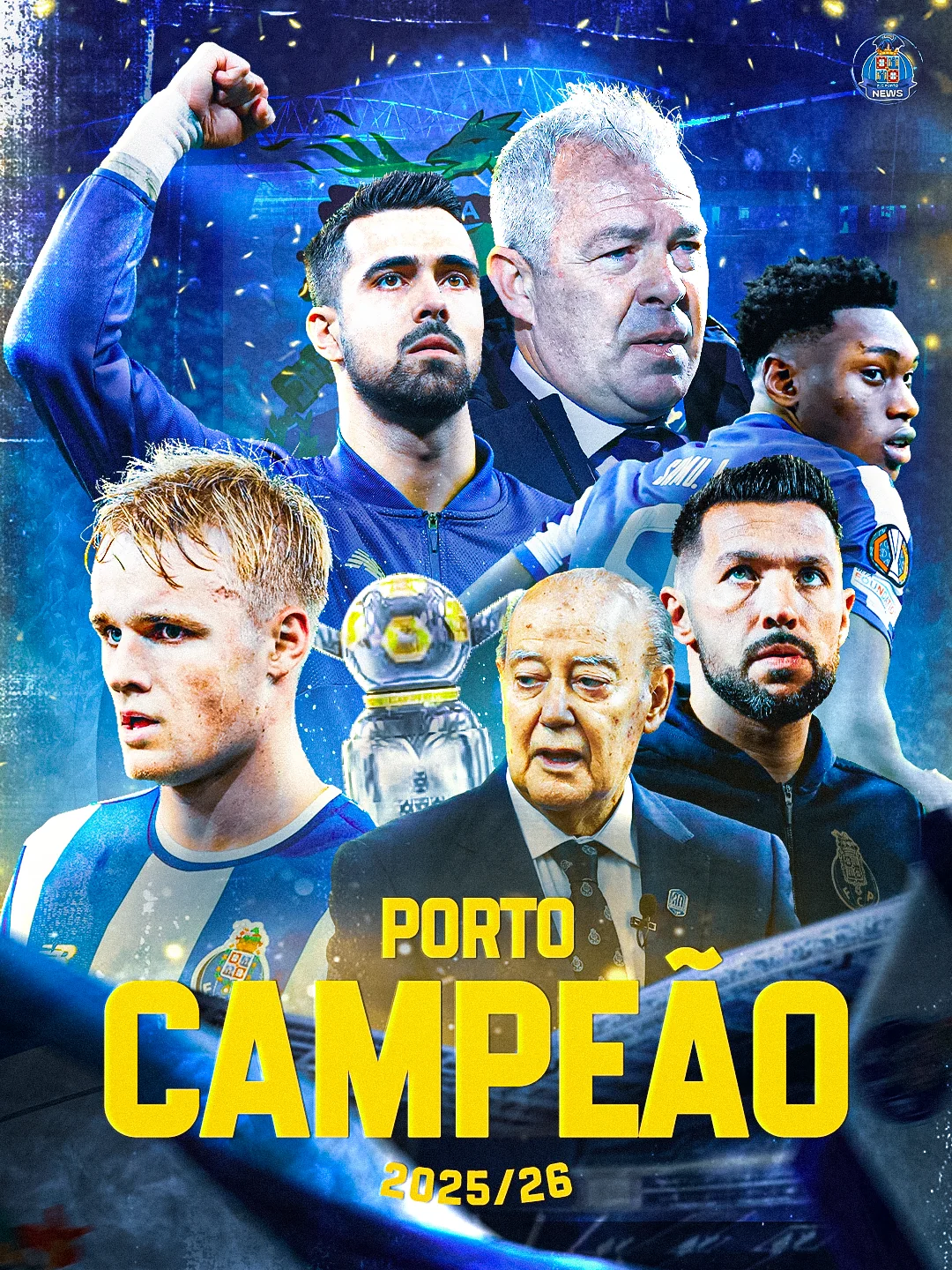 FC Porto Campeao Nacional Title Celebration Graphic