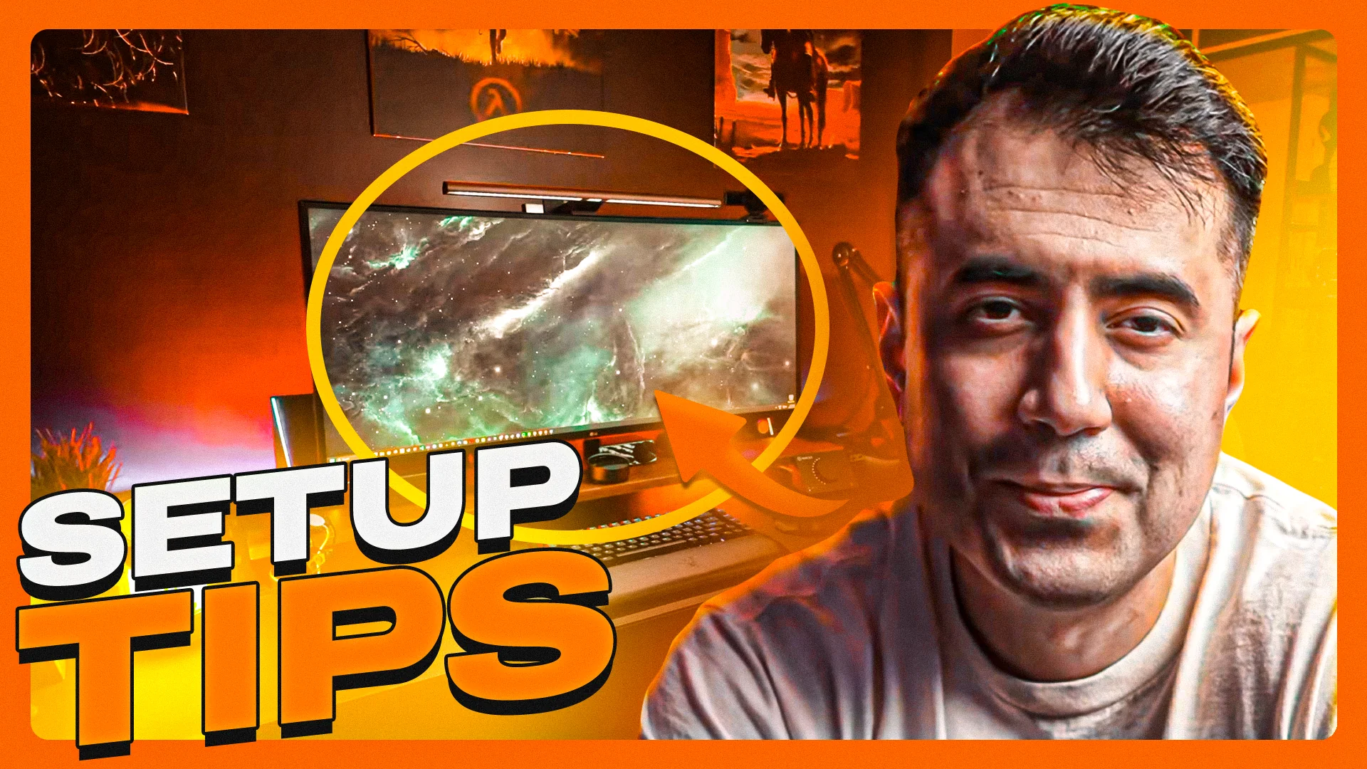 Desk Setup Tips Tech Creator Content Thumbnail
