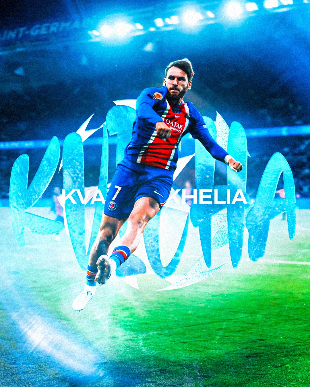 Matchday Manchester City vs PSG Champions League Graphic
