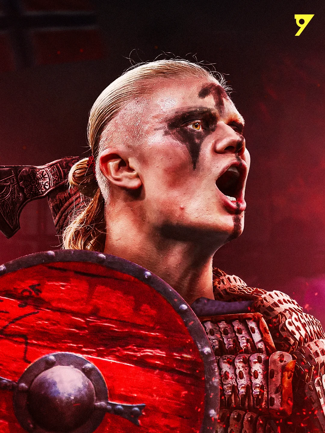 Erling Haaland Viking Character Photo Manipulation