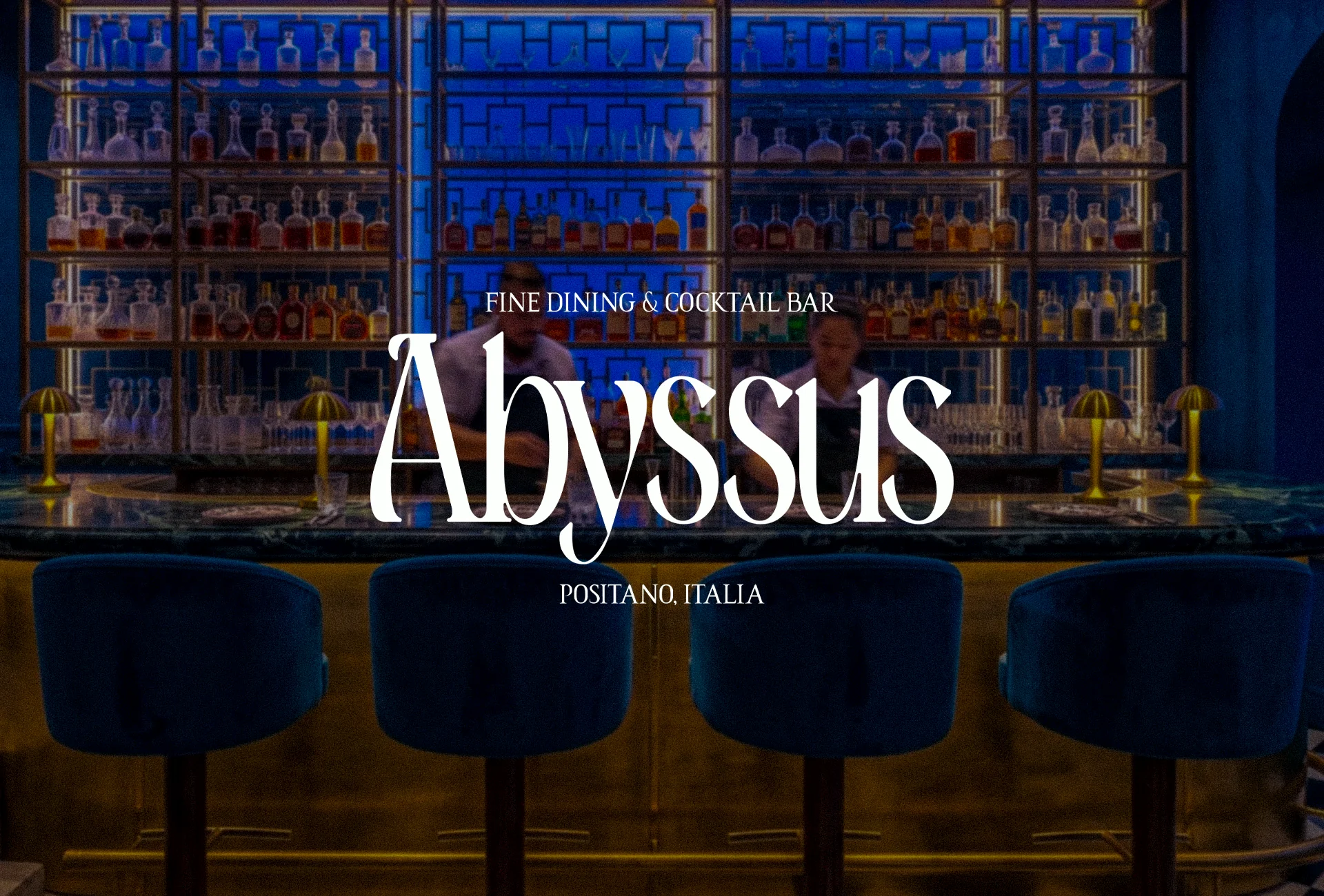 Abyssus Luxury Fine Dining and Cocktail Bar Branding Positano