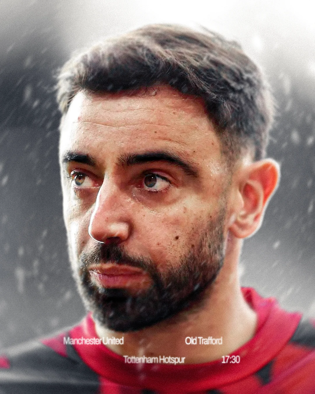 Manchester United vs Tottenham Hotspur Premier League Matchday Poster
